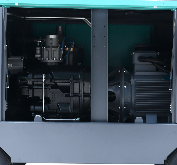 Industrial Portable electric screw air compressor